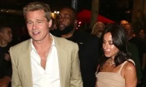 Brad Pitt và bạn gái dự lễ ra mắt phim